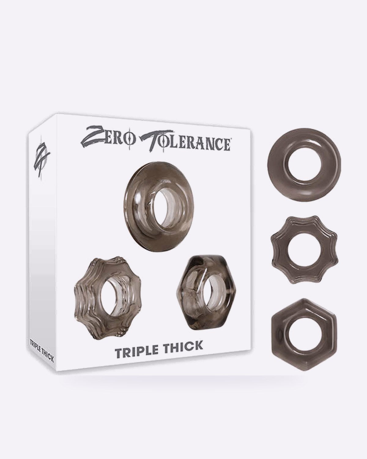 Zero Tolerance Triple Thick smoke cock ring set