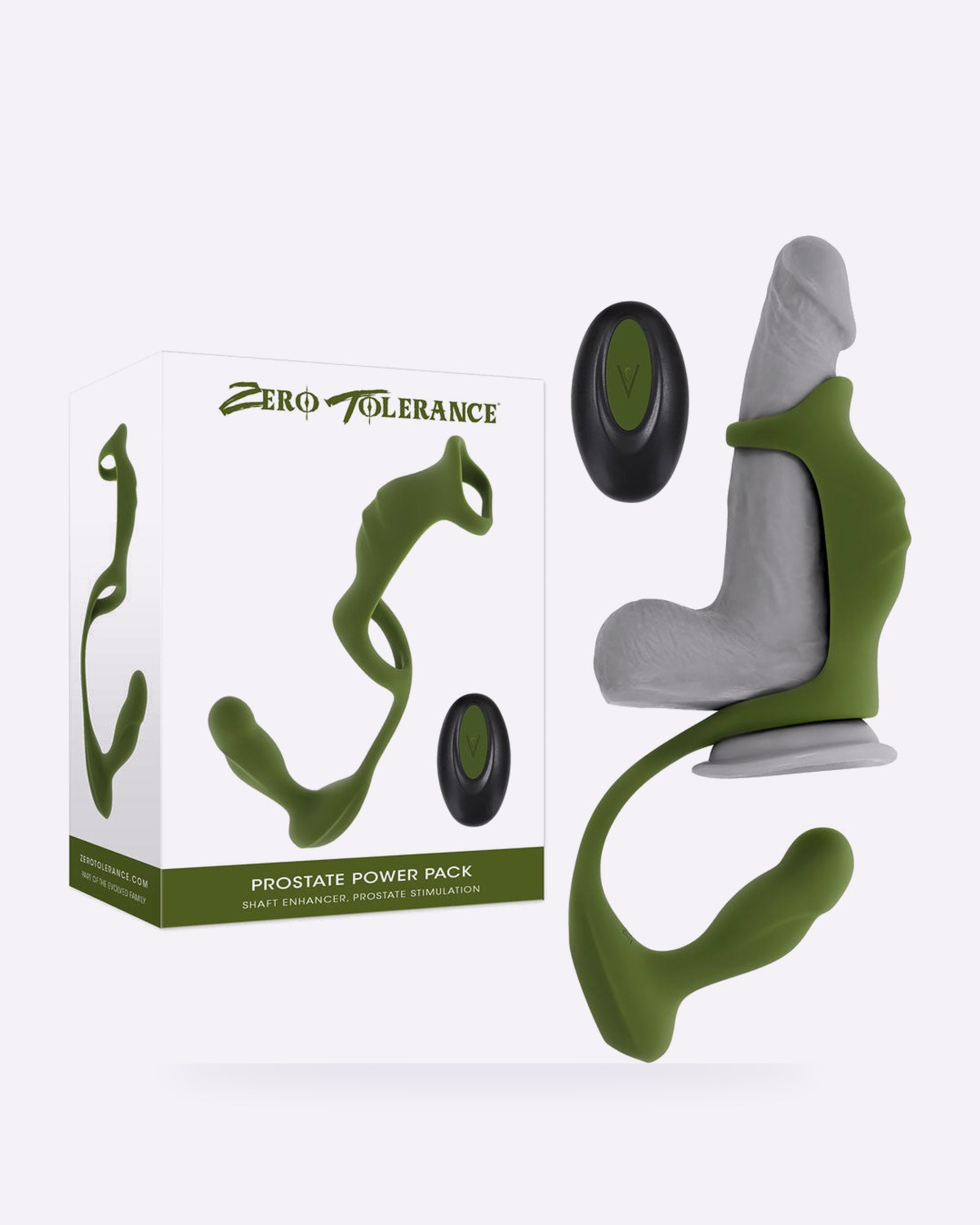 Zero Tolerance Prostate Power Pack with Double Cock Ring & Remote